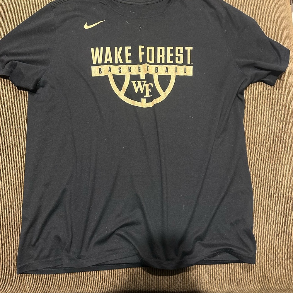 Wake Forest Nike Men's Black Basketball Tee